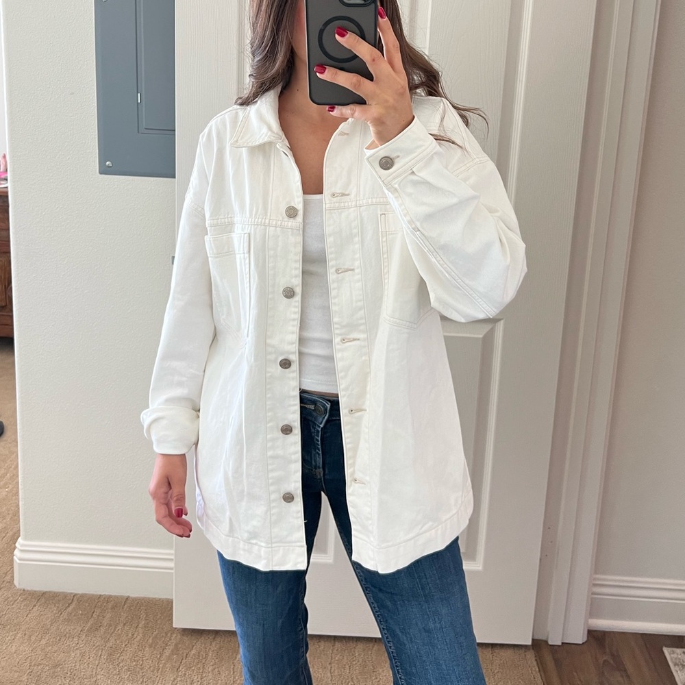 GAP Classic Ivory Denim Jacket